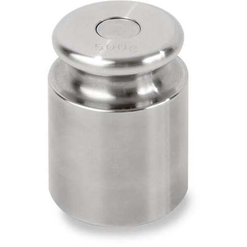OHAUS 30391021 ASTM Class 7 ECON Weight, 500 g, Two-Piece Cylindrical, with Non-Accredited Calibration Certificate
