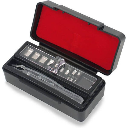 OHAUS 30390981 ASTM Class 7 ECON Weight Set, 500 mg to 1 mg, with Non-Accredited Calibration Certificate