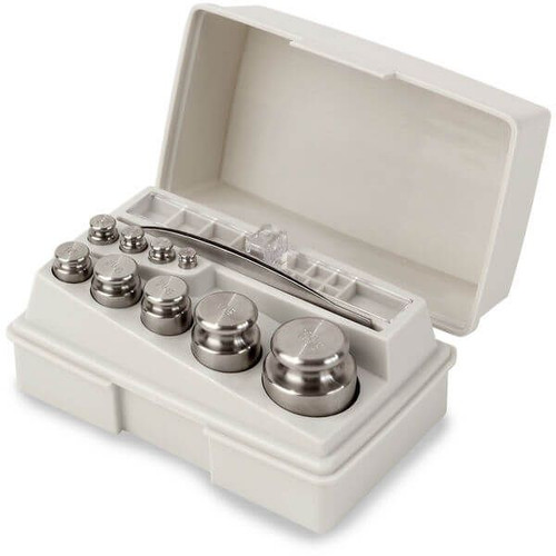 OHAUS 30390993 ASTM Class 7 ECON Weight Set, 100 g to 1 g, with Non-Accredited Calibration Certificate
