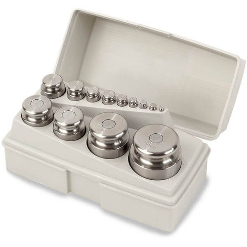 OHAUS 30390987 ASTM Class 7 ECON Weight Set D2, 1 kg to 1 g, with Non-Accredited Calibration Certificate