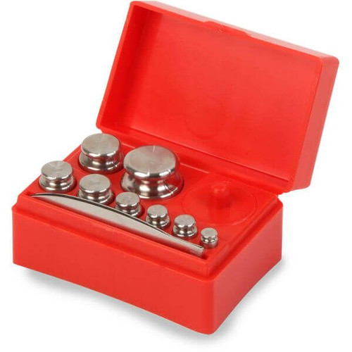 OHAUS 30390951 ECON Apothecary Weight Set, Class F, 50 g to 10 mg with Dram, Scruple and Ounce Weights, No Certificate