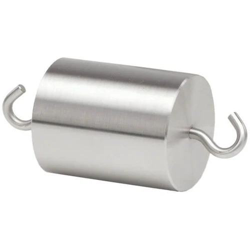 OHAUS 83040671 Two-Piece Hook Top and Bottom Weight, 5 kg, ASTM Class 5, No Certificate