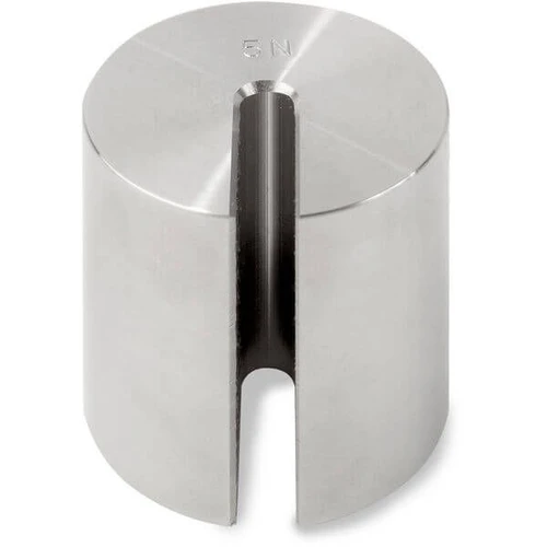 OHAUS 30390746 ECON Stainless Steel Slotted Weight, 5 N, ASTM Class 7, No Certificate