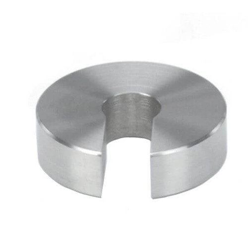 OHAUS 83040824 Stainless Steel Slotted Weight, 10 g, ASTM Class 5, One-Piece, No Certificate