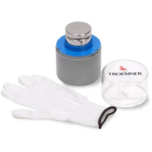 OHAUS 30390349 UltraClass EB Cylindrical Reference Weight, 1,000 g, Two-Piece, with Accredited Calibration Certificate