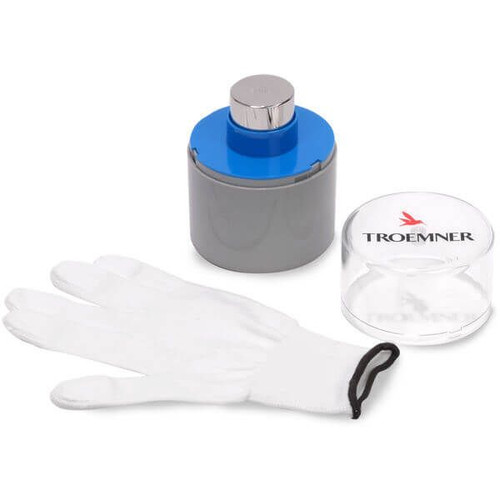 OHAUS 30390347 UltraClass EB Cylindrical Reference Weight, 500 g, Two-Piece, with Accredited Calibration Certificate