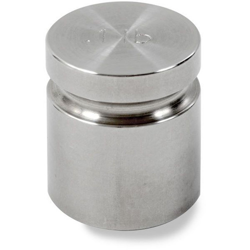 OHAUS 83040883 ASTM Class 5 One-Piece Cylindrical Test Weight, 0.1 lb, with Accredited Calibration Certificate