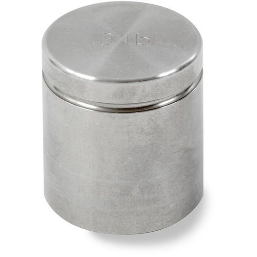 OHAUS 83040860 ASTM Class 5 One-Piece Cylindrical Test Weight, 0.2 lb, No Certificate