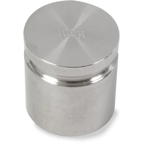 OHAUS 83040192 ASTM Class 5 One-Piece Cylindrical Test Weight, 100 g, No Certificate