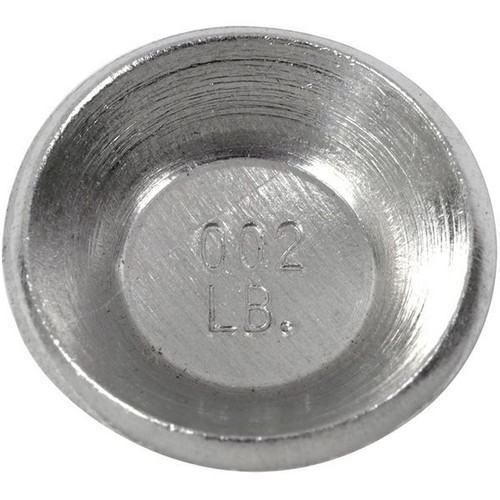 OHAUS 83040868 ASTM Class 5 Dish-Style Test Weight, 0.002 lb, One-Piece, No Certificate