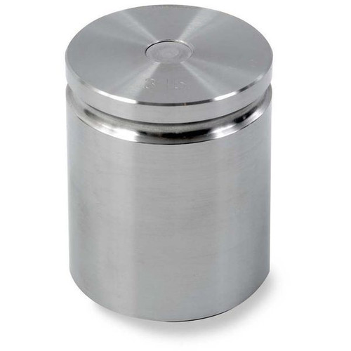 OHAUS 83040149 ASTM Class 5 Stainless Steel Cylindrical Test Weight, 3 lb, Two-Piece, with Accredited Calibration