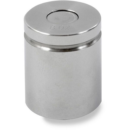 OHAUS 83040156 ASTM Class 5 Stainless Steel Cylindrical Test Weight, 8 oz, Two-Piece, No Certificate