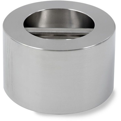 OHAUS 83040169 ASTM Class 5 Stainless Steel Grip Handle Weight, 25 lb, Two-Piece, with Accredited Calibration