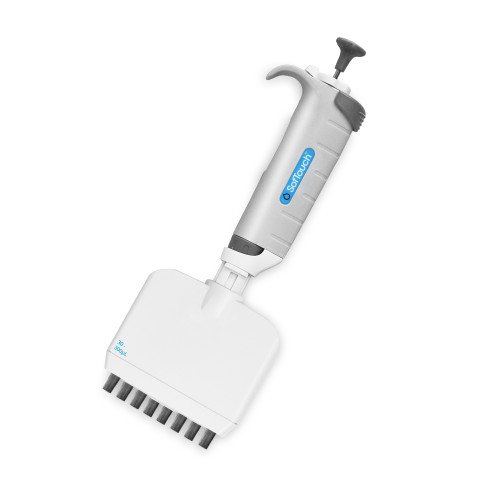 MTC Bio SofTouch ULF 8-channel adjustable pipettor, 30 µL to 300 µL, P4608-300