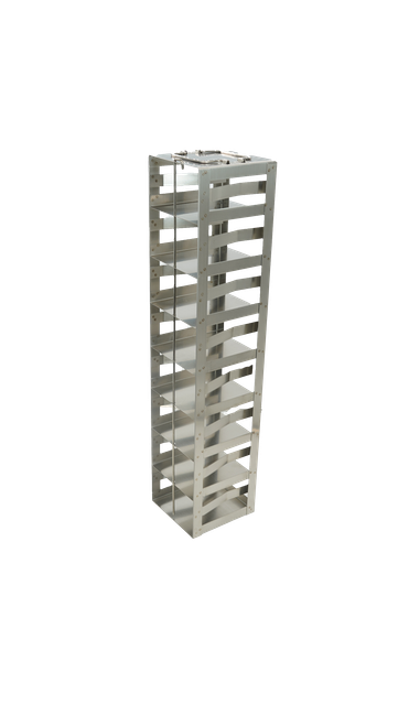 Crystal CF-8-3-S Vertical Freezer Rack with Spring Clips for 3" Boxes