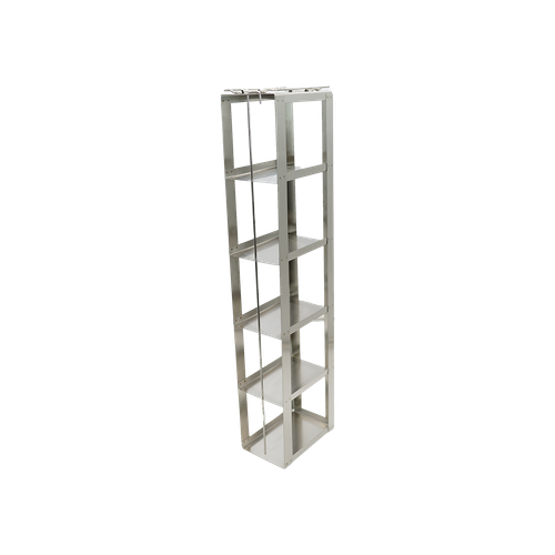 Crystal CFMR-5 Vertical Freezer Rack for 12 mL & 5 mL SBS Tube Racks (4"-4 1/4" H)