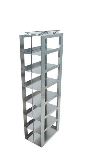 Crystal CFMX-7-2 Vertical Freezer Rack for SBS Tube Racks 2 3/16"-2 7/16" H
