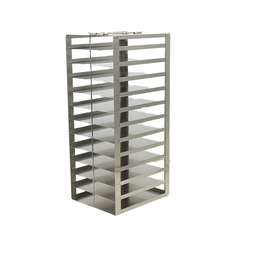 Crystal CFS-100-12 Vertical Freezer Rack for 100-Place Slide Boxes