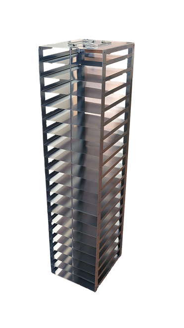 Crystal CFS-100-20 Vertical Freezer Rack for 100-Place Slide Boxes