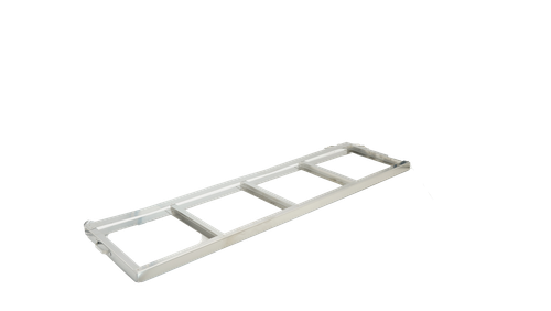 Crystal F-C-1000-4 Stainless Steel Frame for 4 C-1000 Aluminum Blood Bag Canisters