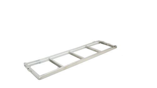 Crystal F-C-500-4 Stainless Steel Frame for 4 C-500 Aluminum Blood Bag Canisters
