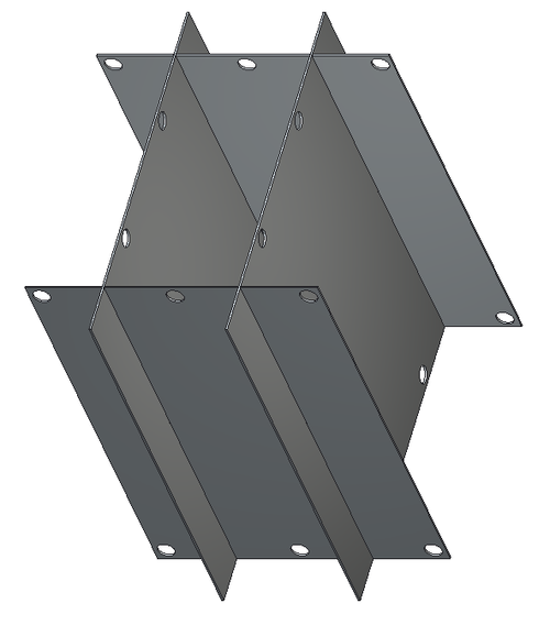 Crystal P20-4R9951 20" Diameter Aluminum Platform Divider for Baxter/Fenwal C-4R9951 Canister Frames