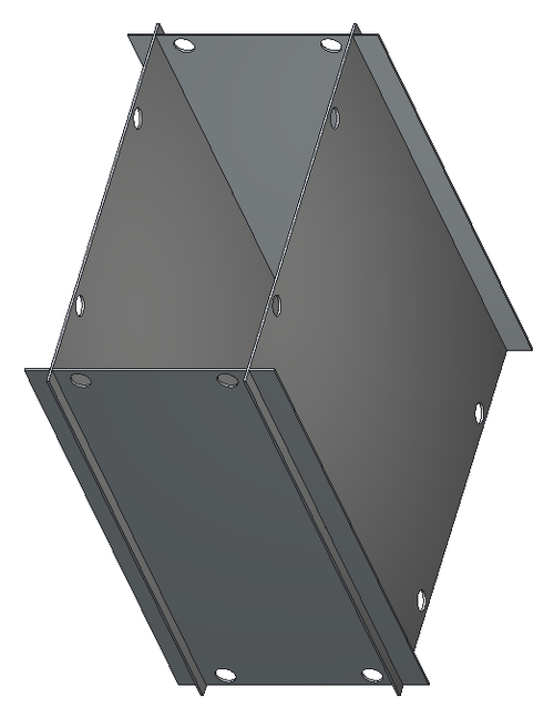 Crystal P20-CBBC-V1 20" Diameter Aluminum Platform Divider for MedSep CBBC-V1 Canister Frames
