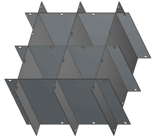 Crystal P39-4R9957 39" Diameter Aluminum Platform Divider for Baxter/Fenwal C-4R9957 Canister Frames