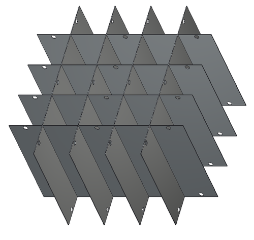 Crystal P39-7120 39" Diameter Aluminum Platform Divider for Chartermed C-7120 Canister Frames