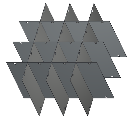 Crystal P39-DF200 39" Diameter Aluminum Platform Divider for Gambro C-DF-200 Canister Frames