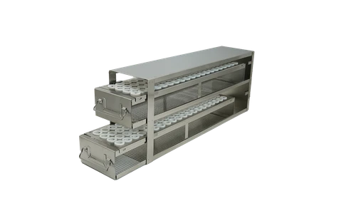 Crystal UFD-LT10-2 Upright Freezer Drawer Rack for 8–10 mL Blood Sample Tubes