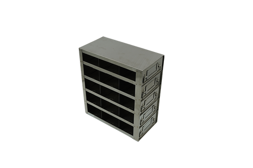 Crystal UFDMP-35 Upright Freezer Drawer Rack for 96- & 384-Well Microtiter Plates