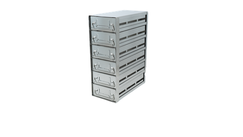 Crystal UFDMP-36 Upright Freezer Drawer Rack for 96- & 384-Well Microtiter Plates