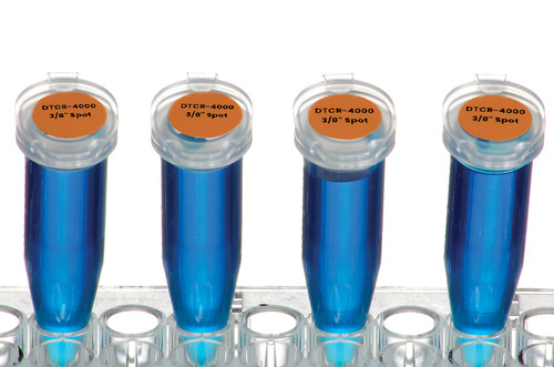 Diversified Biotech DTCR-4000-O Direct Thermal Cryo-Spots Round Labels