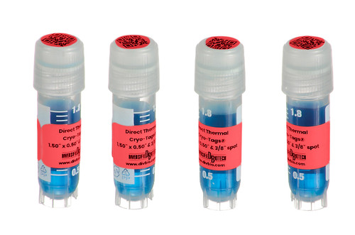 Diversified Biotech DTCR-6000-R Direct Thermal Cryo-Tags® Tag and Spot Combo