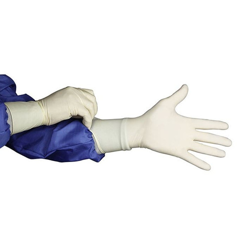 HandPRO 2400 Class 100 Cleanroom Latex Gloves, 12 in, Size X-Small, Case of 1,000 (10 Bags x 100)