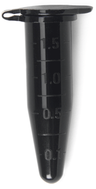 1.5ml Microcentrifuge Tube, Opaque Black, 500/pack