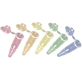 LIGHT LABS SureLock A-7001-R 1.7mL rainbow assorted color microcentrifuge tubes 500 per bag non-sterile