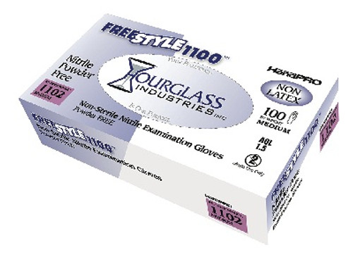 Extra Large FreeStyle Purple Nitrile Gloves, 100/box, 10 boxes/case