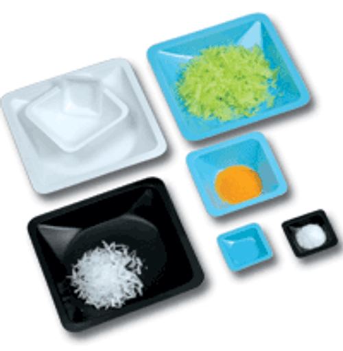 Weigh Boat, Medium, Blue, Square, 500/case