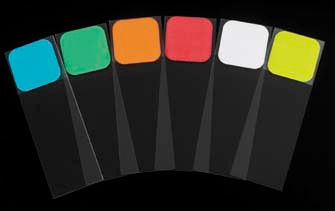 Laser Tough-Tags® 0.875" x 0.875", Red