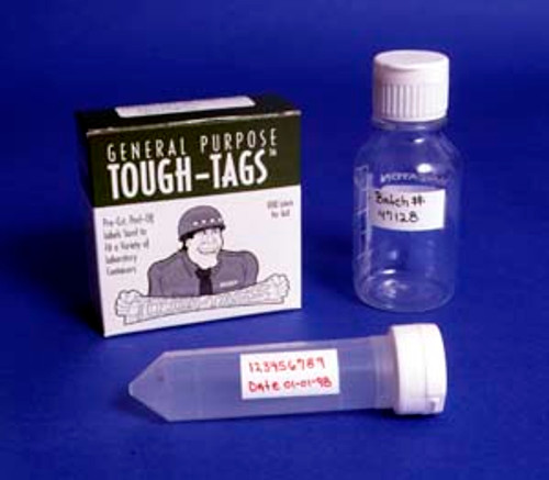 Tough-Tags on a Roll 1.50" x 0.75" - WHITE ONLY