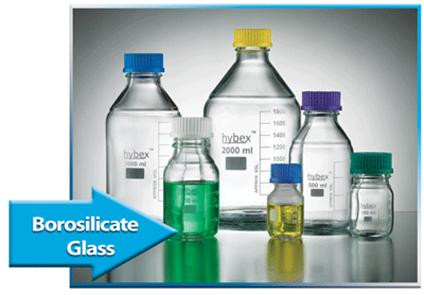 100mL Hybex Media Bottles, Assorted Colors (2 caps of each color)