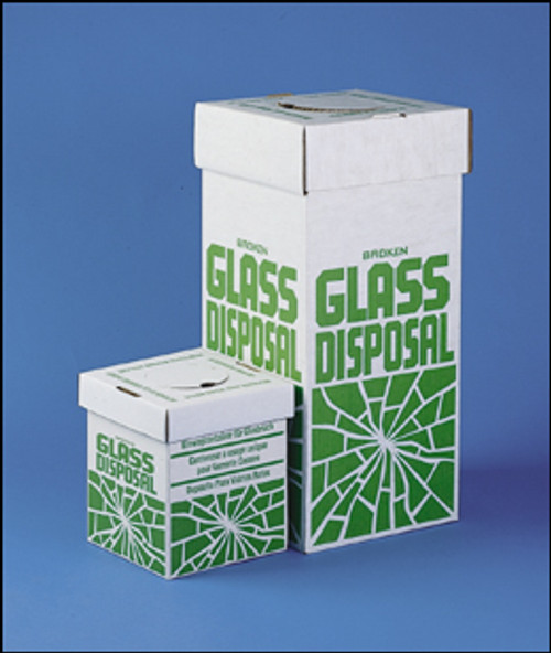 Glass Disposal Bin, Bench Top Model, 6/pack
