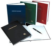 100 page Lab Notebook, Black Cover, Grid Lined, 1 ea