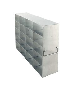Upright Freezer Rack for Standard 3″ Boxes- Rack Only- 4 Boxes Deep x 5 Boxes High