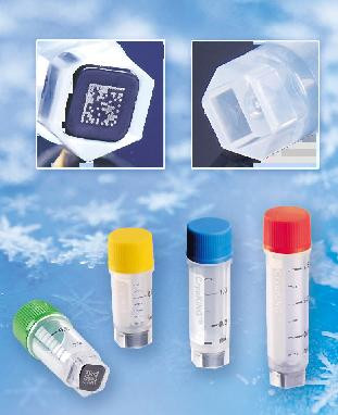 CryoKing Crovials, 1.5ml with Yellow Caps, Sterile, 20/bag, 500/pack