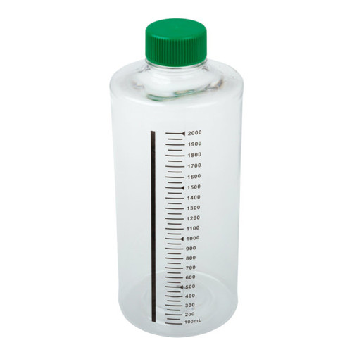 850cm² Roller Bottle, Tissue Culture Treated, Printed Graduations, Non-Vented Cap, Sterile, 12/CS