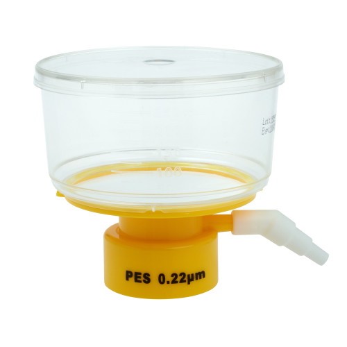 250mL Bottle Top Filter, PES Filter Material, 0.22μm, 50mm, Sterile, 24/CS