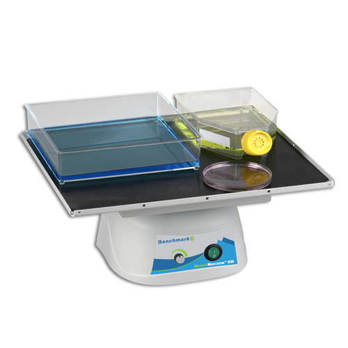Benchmark Scientific BenchRocker™ 2D Variable Speed Platform Rocker | Adjustable Speed 2–30 RPM & Tilt 0°–30° | Large 14" x 12" Platform | Maintenance-Free Brushless Motor | Cold Room & Incubator Safe | Cat # BR2000